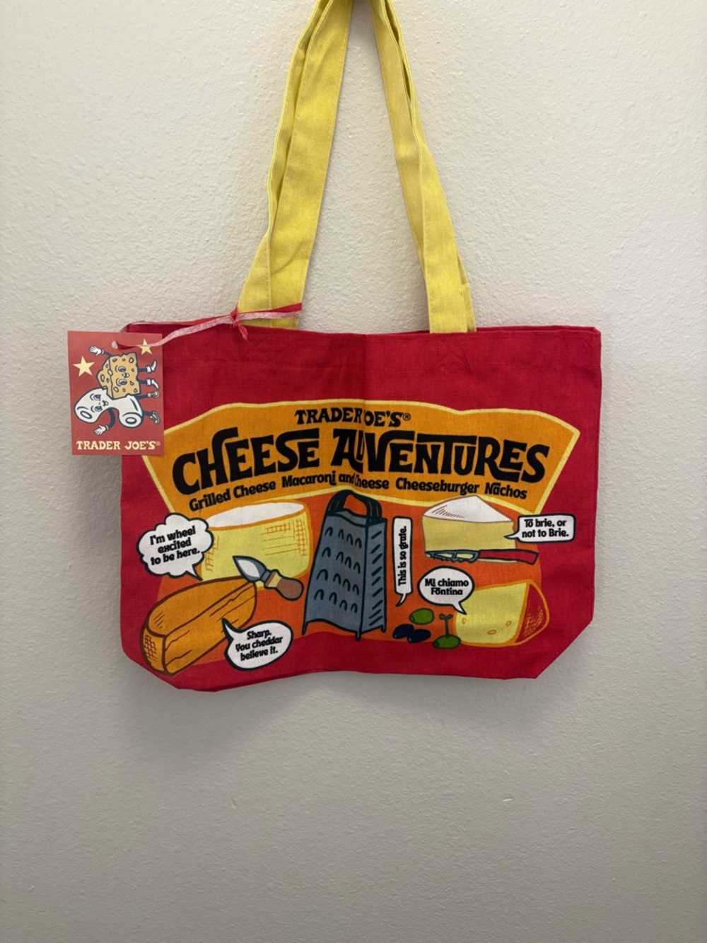 Trader Joe’s Cheese Canvas Bag